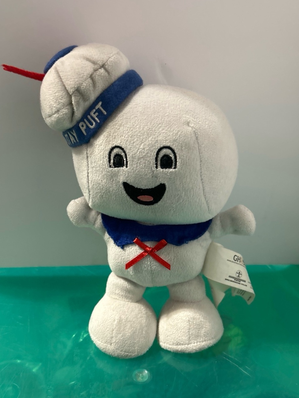 Underground White Sailor Plush with Blue Collar and Red Accent